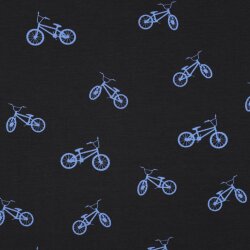 Baumwolljersey BMX - schwarz