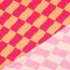 Ganzjahressweat Soft CHECK - PEACH / PINK