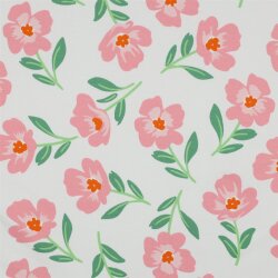 Ganzjahressweat Soft Blumen - ECRU