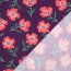 Ganzjahressweat Soft Blumen - BORDEAUX