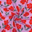 Ganzjahressweat Soft Blumen - PINK