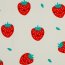 Ganzjahressweat Soft STRAWBERRIES - ECRU