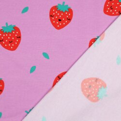 Ganzjahressweat Soft STRAWBERRIES - PINK