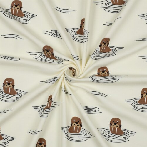 Ganzjahressweat Soft WALRUSES - ECRU