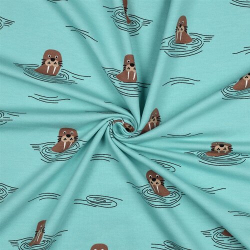 Ganzjahressweat Soft WALRUSES - dunkelmint