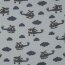 Musselin Hubschrauber - altweiß/schattenblau