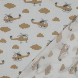 Musselin Hubschrauber - altweiß/senf