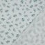 Musselin Organic Digital Safaripflanzen - weiss