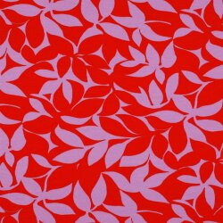 Ganzjahressweat Soft LEAVES - PINK / RED