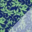 Ganzjahressweat Soft Blätterkunst - softlimette/navy