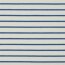 Stretchfrottee Gestreift - creme/blau