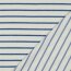 Stretchfrottee Gestreift - creme/blau