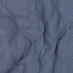Musselin QUILT - JEANS