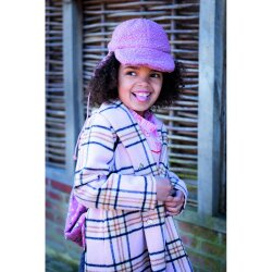 Bouclé Mantelstoff Uni *Vera* - sand meliert