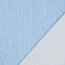 Musselin Gestreift - hellblau
