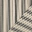 Leinen Viskose STRIPES - NATURAL / schwarz