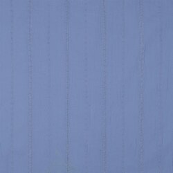 Baumwollvoile Bestickt Streifen - lavendelblau