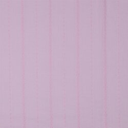 Baumwoll Voile Bestickt STRIPES - LILAC