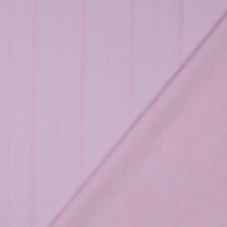 Baumwollvoile Bestickt STRIPES - LILAC