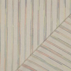 Leinen Viskose STRIPES - MULTICOLOUR