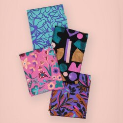 Baumwollsatin MAGNOLIA NERIDA HANSEN - PETROL