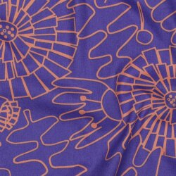 Feine Baumwollpopeline EDEN NERIDA HANSEN - PURPLE