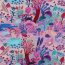 Feine Baumwollpopeline Digital SUNSHINE NERIDA HANSEN - LAVENDER