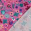 Feine Baumwollpopeline Digital MEADOW FLOWER NERIDA HANSEN - PINK