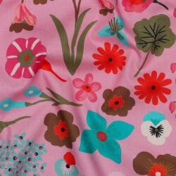 Feine Baumwollpopeline Digital MEADOW FLOWER NERIDA...