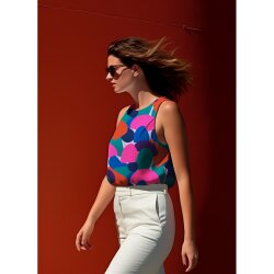 Viskose Lenzing 100% EcoVera™ bunte Formen | Nerida Hansen - lavendel