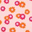 Feincord bunte Blumen - hellrosa