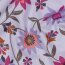 Baumwoll Voile Blumen - LAVENDER