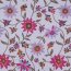 Baumwoll Voile Blumen - LAVENDER