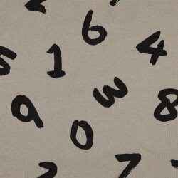 Wintersweat NUMBERS - taupe