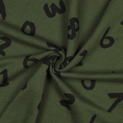 Wintersweat NUMBERS - dunkeloliv
