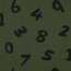 Wintersweat NUMBERS - dunkeloliv