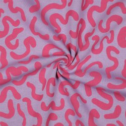 Wintersweat lustige Streifen - helllila