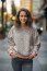 Wintersweat lustige Streifen - helllila