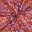 Baumwoll Voile Digital wilde Kunst - ocker/rot
