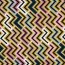 Viskose Jersey buntes Zick-Zack - senf