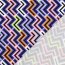 Viskose Jersey buntes Zick-Zack - lavendelblau