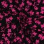 Viskose Jersey Blumen - schwarz