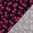 Viskose Jersey Blumen - schwarz