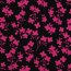Viskose Jersey Blumen - schwarz