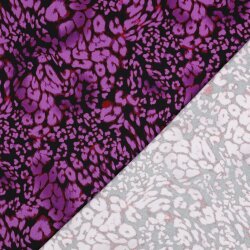 Viskose Jersey Digital Tiere SKIN - PURPLE