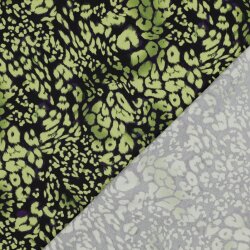 Viskose Jersey Digital Tiere SKIN - YELLOW