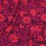 Viskose Popeline STRETCH Digital Blumen - FUCHSIA