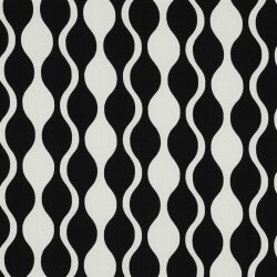 Viskose Lenzing 100% EcoVera™ Ketten - schwarz/creme