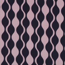 Viskose Lenzing 100% EcoVera™ Ketten - dunkelblau/mauve