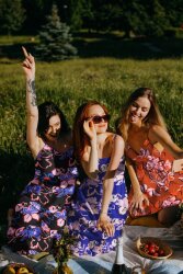 Viskose Lenzing 100% EcoVera™ grosse Blüten - dunkelkaramell
